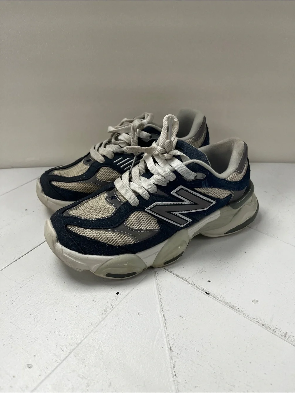 New‎ Balance 9060 Natural Indigo Blue Grey U9060IND Size 2.5
